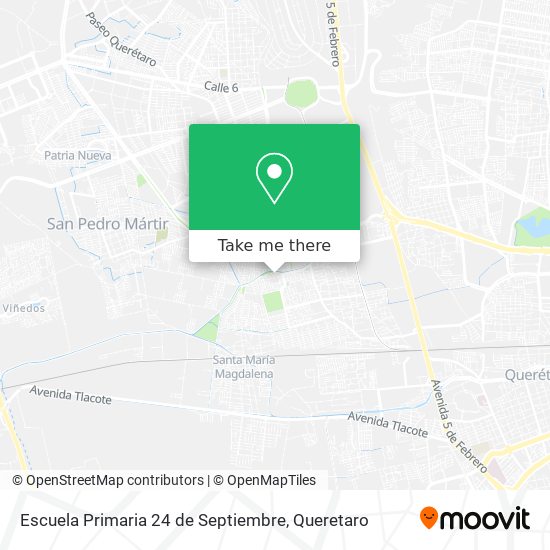 Escuela Primaria 24 de Septiembre map