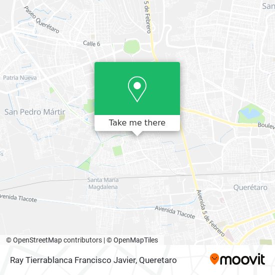 Mapa de Ray Tierrablanca Francisco Javier