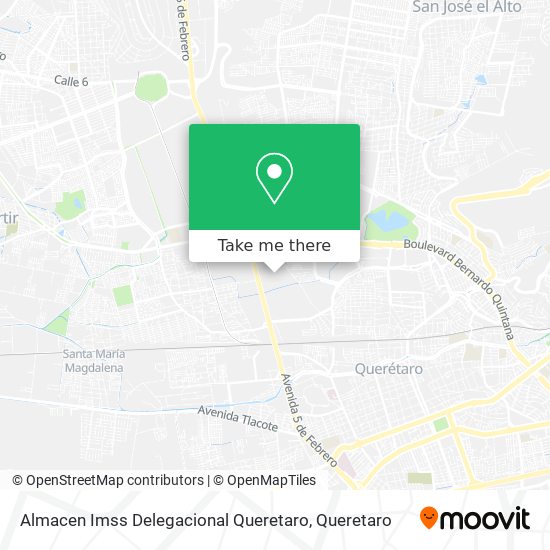 Almacen Imss Delegacional Queretaro map