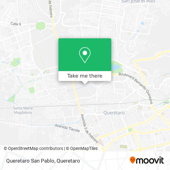Mapa de Queretaro San Pablo