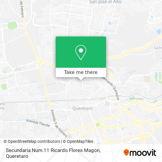 Secundaria Num.11 Ricardo Flores Magon map