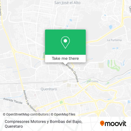 Compresores Motores y Bombas del Bajio map