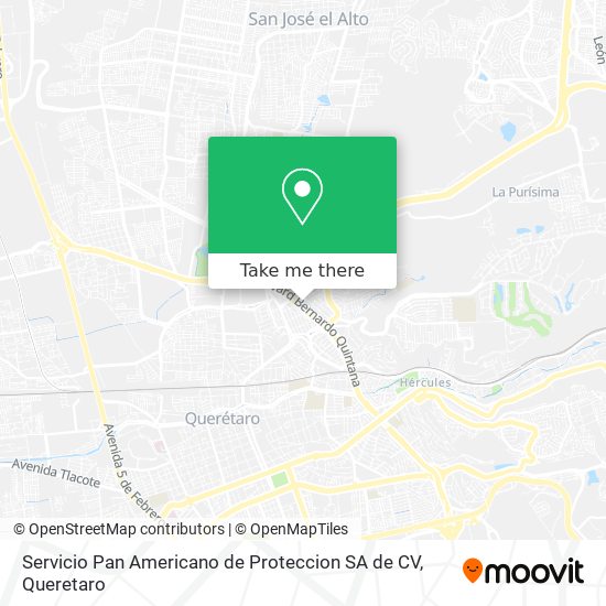 Servicio Pan Americano de Proteccion SA de CV map