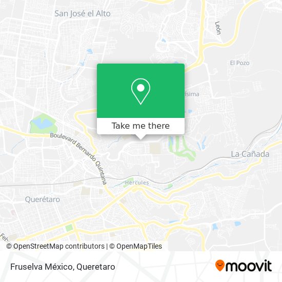 Mapa de Fruselva México
