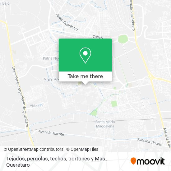 Tejados, pergolas, techos, portones y Más. map