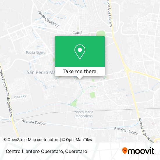 Centro Llantero Queretaro map