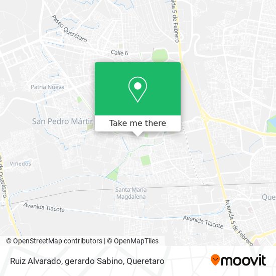 Ruiz Alvarado, gerardo Sabino map