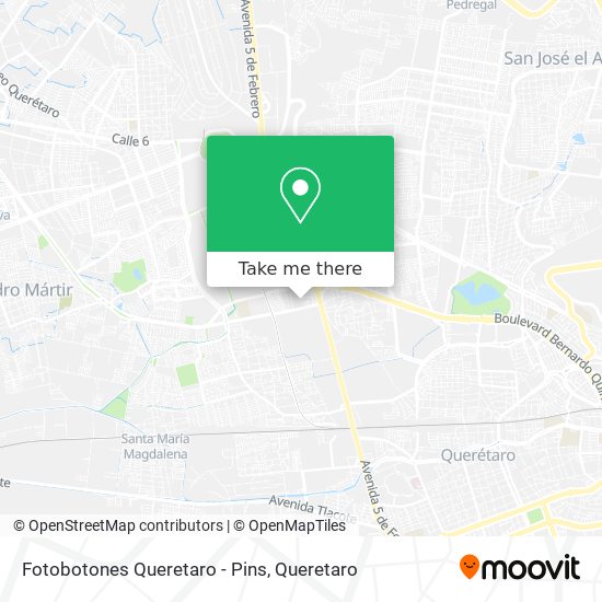 Fotobotones Queretaro - Pins map