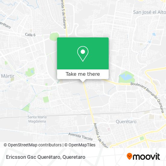 Ericsson Gsc Querétaro map