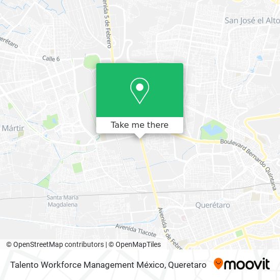 Talento Workforce Management México map
