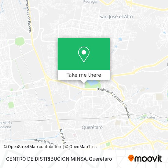CENTRO DE DISTRIBUCION MINSA map