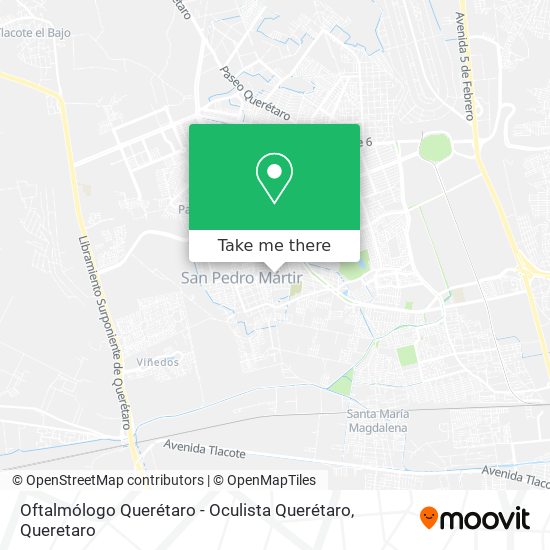 Oftalmólogo Querétaro - Oculista Querétaro map