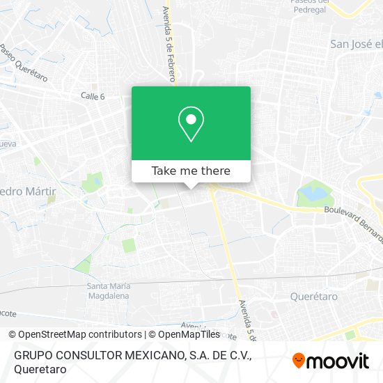 GRUPO CONSULTOR MEXICANO, S.A. DE C.V. map