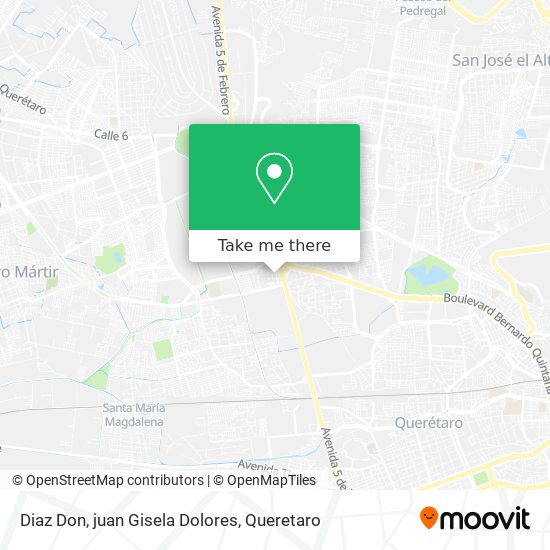 Diaz Don, juan Gisela Dolores map