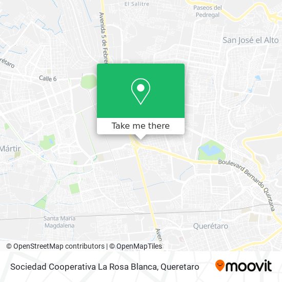 Sociedad Cooperativa La Rosa Blanca map