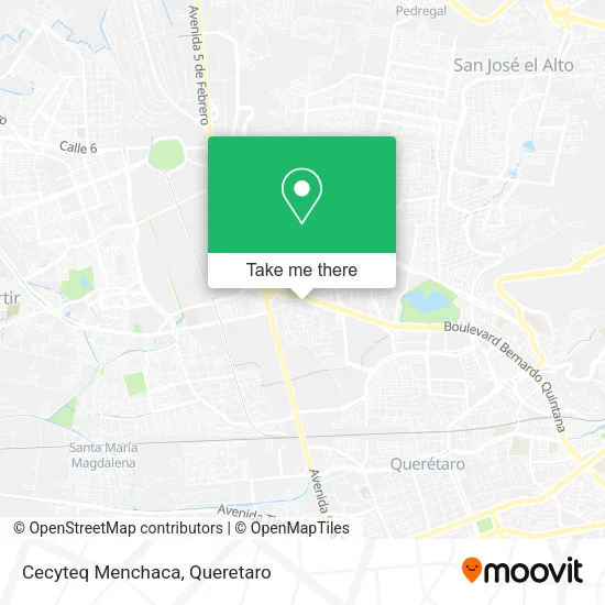 Mapa de Cecyteq Menchaca