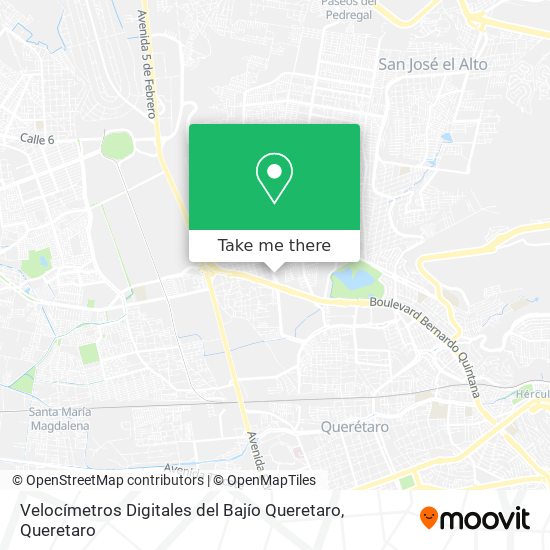 Velocímetros Digitales del Bajío Queretaro map