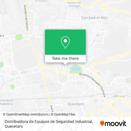 Distribuidora de Equipos de Seguridad Industrial map