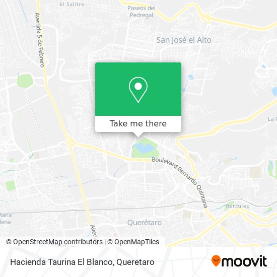 Hacienda Taurina El Blanco map