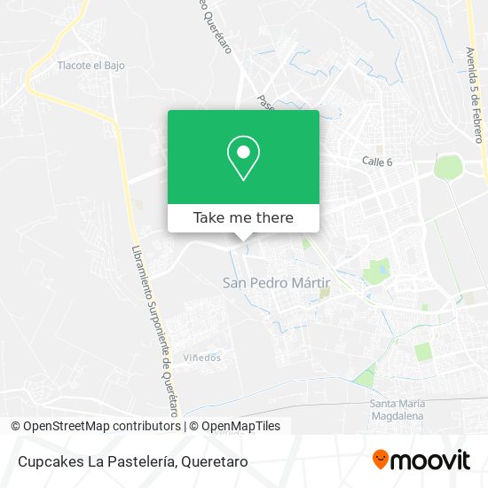 Cupcakes La Pastelería map