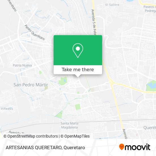 ARTESANIAS QUERETARO map