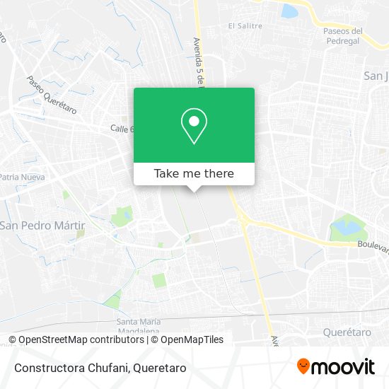 Constructora Chufani map