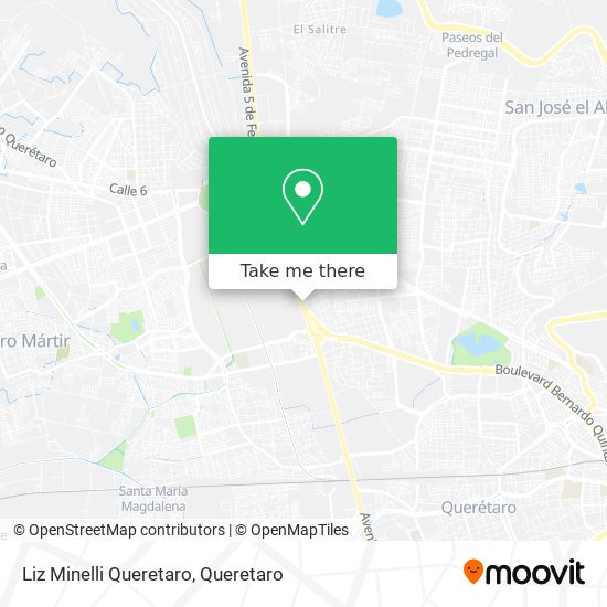 Mapa de Liz Minelli Queretaro