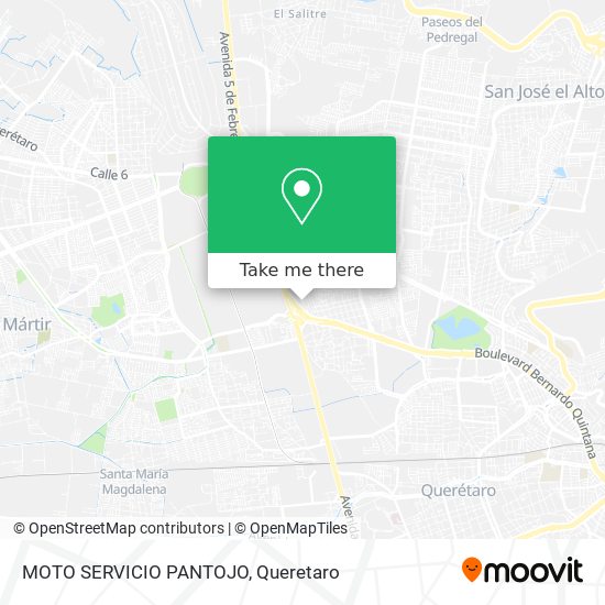 Mapa de MOTO SERVICIO PANTOJO