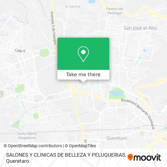 SALONES Y CLINICAS DE BELLEZA Y PELUQUERIAS map
