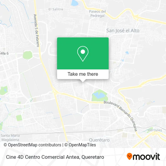 Cine 4D Centro Comercial Antea map