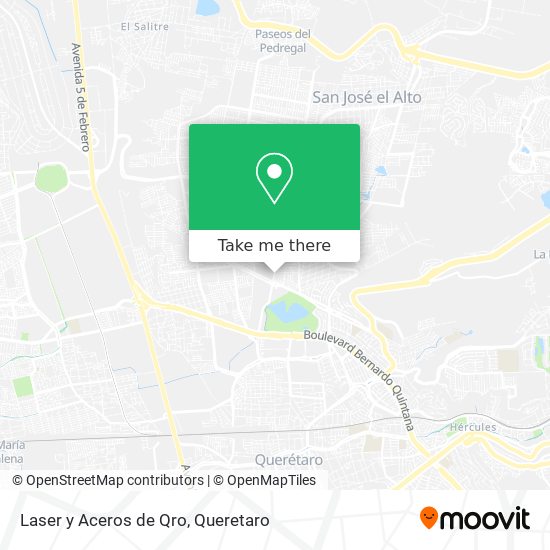 Laser y Aceros de Qro map
