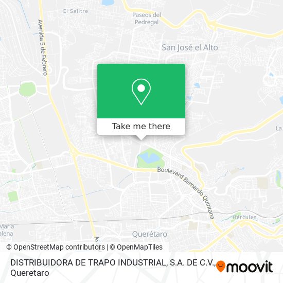 DISTRIBUIDORA DE TRAPO INDUSTRIAL, S.A. DE C.V. map