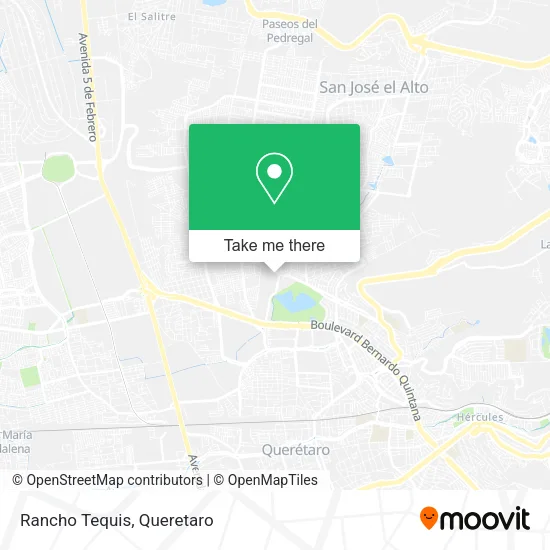 Mapa de Rancho Tequis