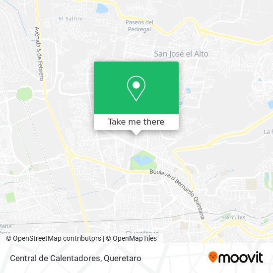 Mapa de Central de Calentadores