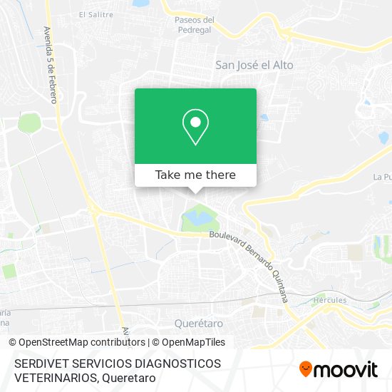 Mapa de SERDIVET SERVICIOS DIAGNOSTICOS VETERINARIOS