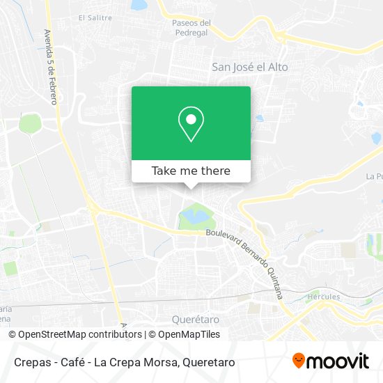Mapa de Crepas - Café - La Crepa Morsa