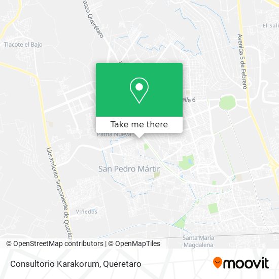 Mapa de Consultorio Karakorum
