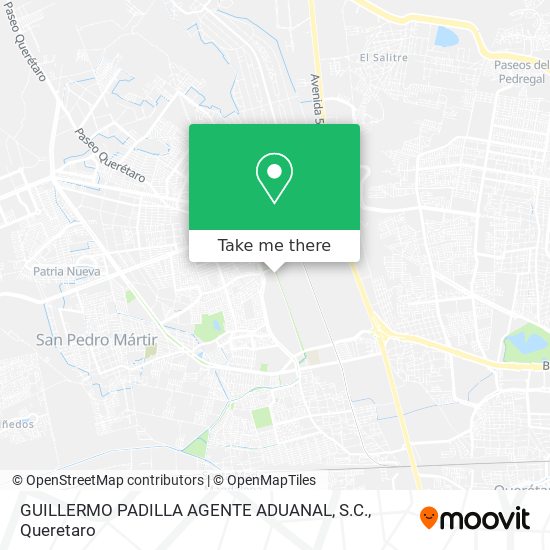 GUILLERMO PADILLA AGENTE ADUANAL, S.C. map