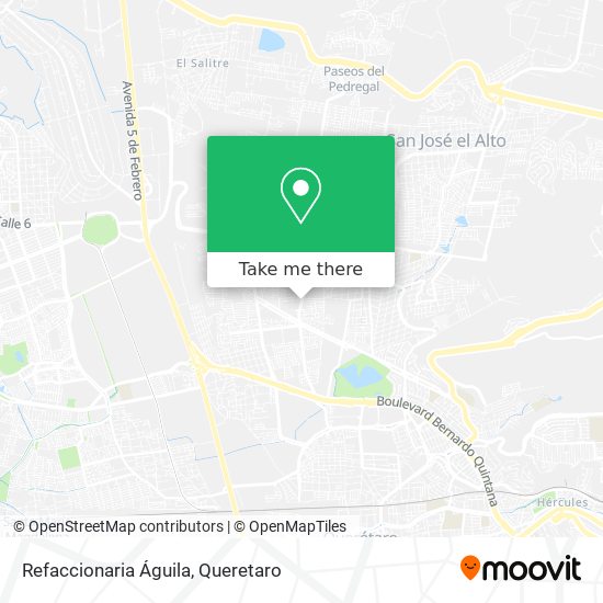 Refaccionaria Águila map