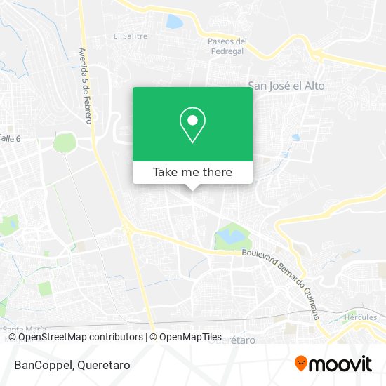 Mapa de BanCoppel