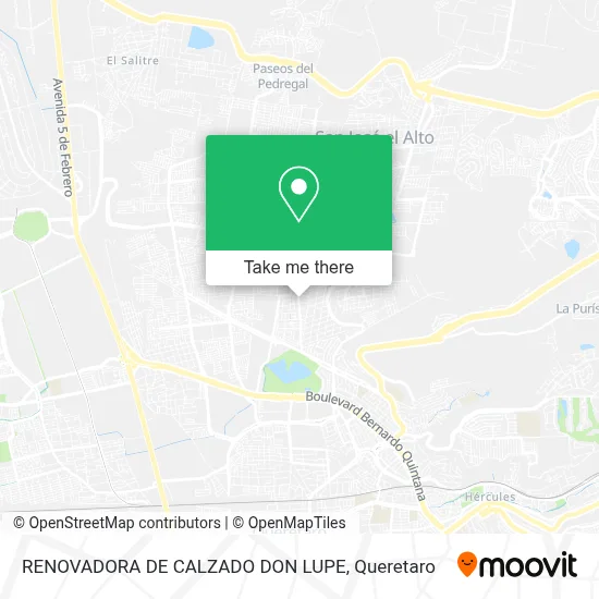 RENOVADORA DE CALZADO DON LUPE map