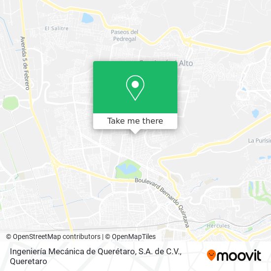 Ingeniería Mecánica de Querétaro, S.A. de C.V. map