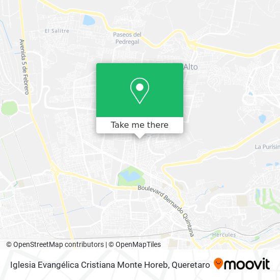 Mapa de Iglesia Evangélica Cristiana Monte Horeb