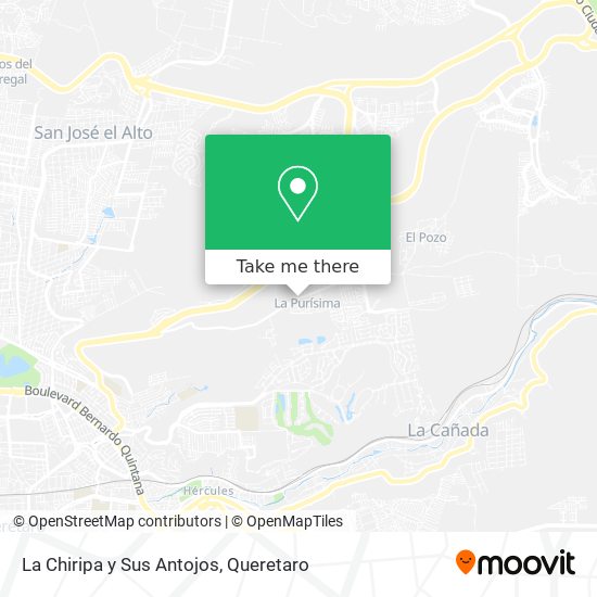 Mapa de La Chiripa y Sus Antojos