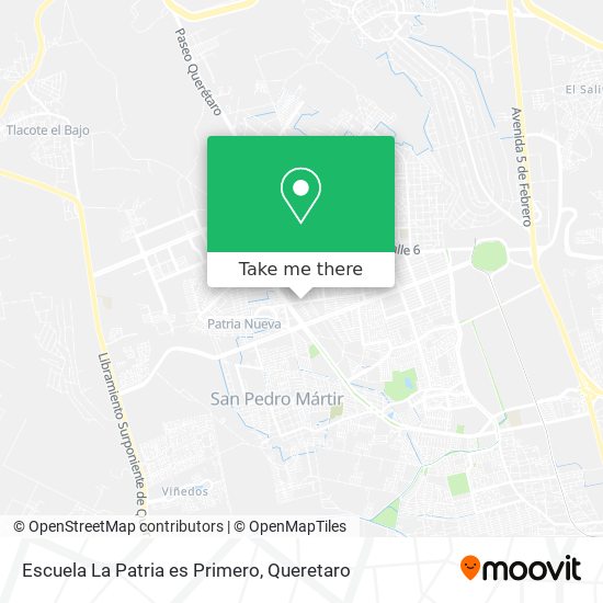 Escuela La Patria es Primero map