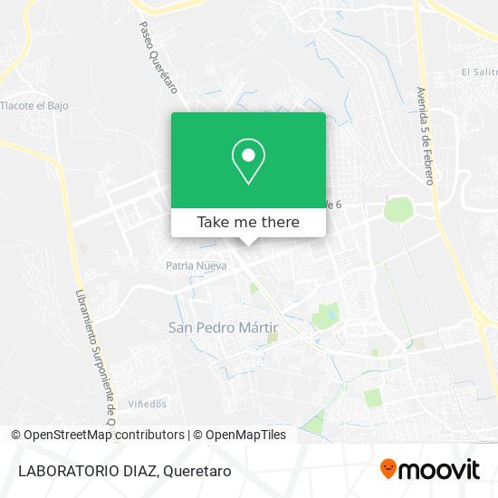 Mapa de LABORATORIO DIAZ