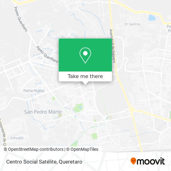 Mapa de Centro Social Satélite