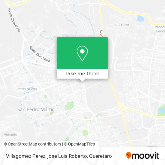 Villagomez Perez, jose Luis Roberto map