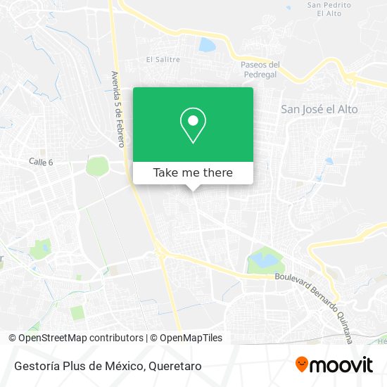 Gestoría Plus de México map