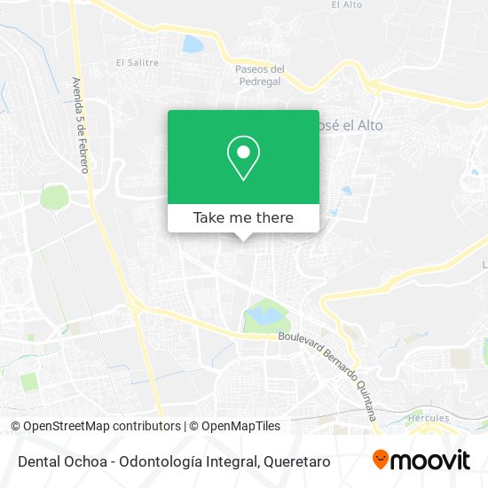 Mapa de Dental Ochoa - Odontología Integral